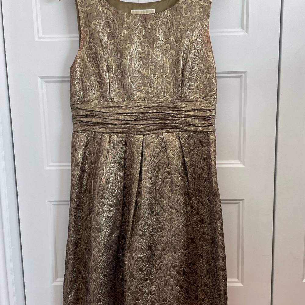 Gold Cocktail Dress